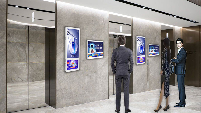 Exibir publicidade de elevadores e fabricantes de elevadores colaboram para revolucionar a mídia de publicidade